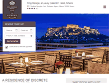 Tablet Screenshot of kinggeorgeathens.com